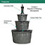 3-Tier Barrel Cascading Water Feature