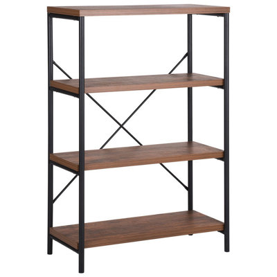 3 Tier Bookcase Dark Wood BRISBANE