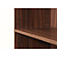 3 Tier Bookcase Wide Display Shelving Storage Unit Wood Furniture Walnut