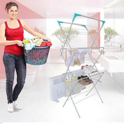 14m Automatic Washing Line Clothes Laundry Hanging Drying Rack