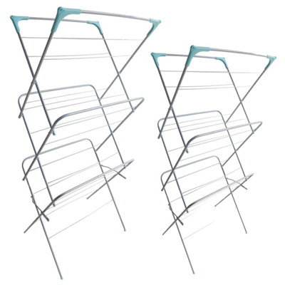 3 Tier Folding Clothes Airer Foldable Clothes Drying Rack