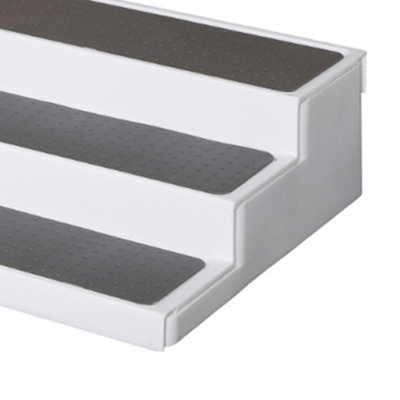 3 Tier Kitchen Expandable Non Skid Spice Jar Rack Storage Stepped Shelf ...