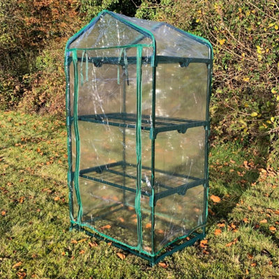3 Tier Mini Greenhouse Clear View Replacement Cover - 3