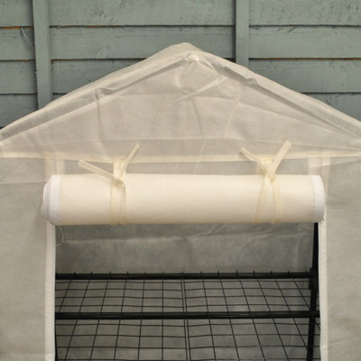 3 Tier Mini Greenhouse Frost Fleece Protection Cover - 4