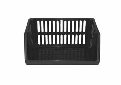 3 Tier Multi-Purpose Stacking Basket 35cm - Black