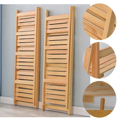 3 Tier Plant Stand Wooden Foldable Ladder Flower Shelf Holders for ...