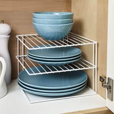 Kitchen cupboard best sale plate organiser