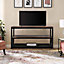 3 Tier Retro Rectangle TV Unit Sideboard Cabinet TV Stand