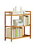 3 Tier Standing Wood Bookshelf for Living Room Home 680mm(W)