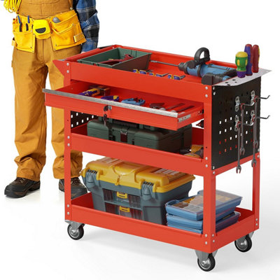 3 tier deals tool trolley