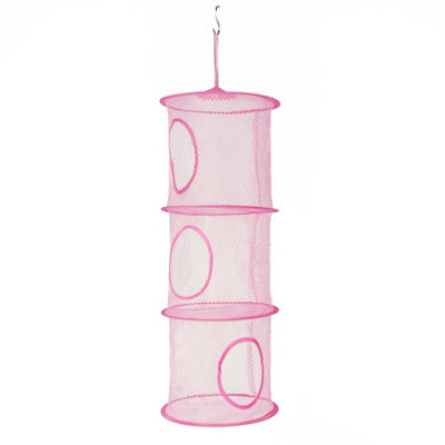 3 Tier Toys Storage Hanging Net Organiser Basket