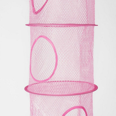 3 Tier Toys Storage Hanging Net Organiser Basket - 4