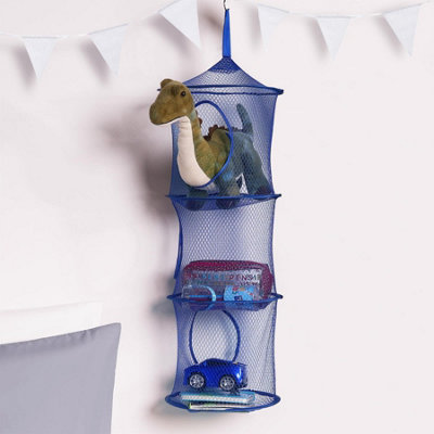 3 Tier Toys Storage Hanging Net Organiser Basket