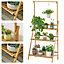 3 Tiered Hanging Wood Plant Stand Outdoor for Garden Balcony 1440mm(H)