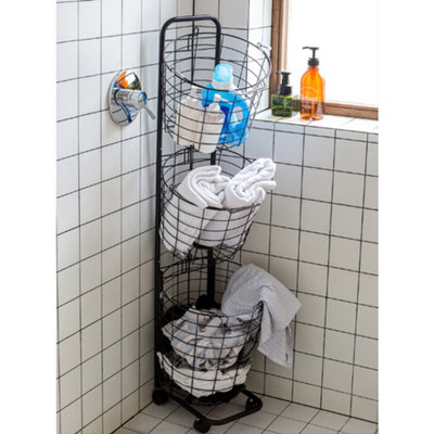 Buffalo Plaid Bears & Mountains Laundry Basket - 50L Collapsible Waterproof Hamper With Handles For Bedroom, Bathroom, Dorm