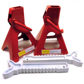 3 Ton Axle Stands Car Support Trolley Jack 1 Pair 3000kg