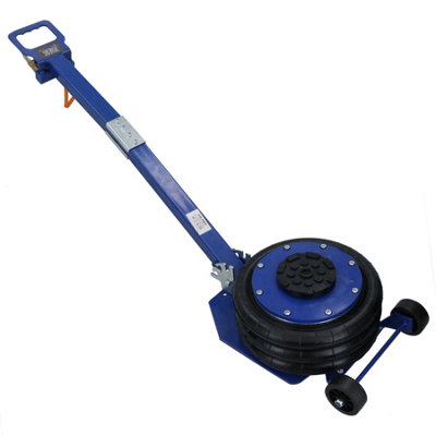 3 Ton Car Van Air Pneumatic Triple Air Bag Trolley Lifting Jack 135 - 400mm Height