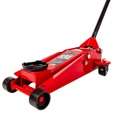 3 Ton Hydraulic Jack Big Red Torin Low Profile Dual Pump Car Jack with ...