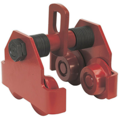 3 Tonne Beam Trolley Mounted Lifting Point IBeam RSJ Trolley Hoist DIY at B&Q