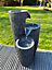 3 Vase Bowl Water Feature - Solar Powered 26x27x47.5cm