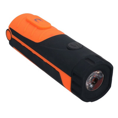 3 Watt Cob Torch And Folding Inspection Work Light Lamp Battery Powered 1pc