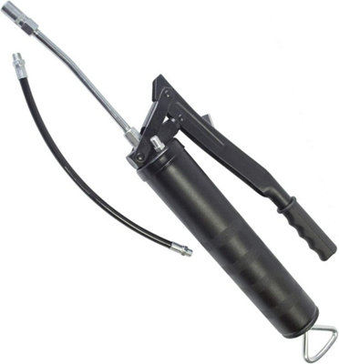 3 Way 500cc Lever Action 400g Grease Greasing Gun With 2 Delivery Hoses ...