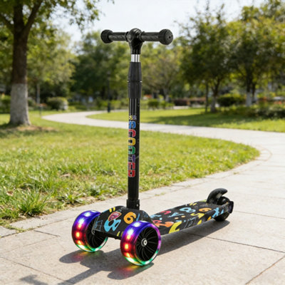 3 Wheel Kids Scooter Child Kick Scooter with LED Flashing Lights