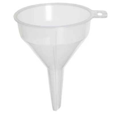 3 x 18cm Clear Food Grade Plastic Funnel For Filling Bottles Containers ...