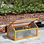 3 x 2 ft Wooden Framed Cold Frame Mini Greenhouse Grow House Conservatory Planter Box