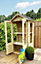 3 x 2 Pressure Treated Wooden Tongue & Groove Wooden Apex Mini Greenhouse (3' x 2' / 3ft x 2ft)