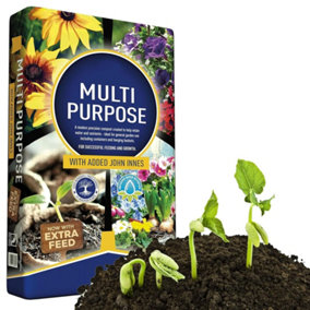 3 x 20 Litre (3 x 20 Litres) John Innes Gardening Soil Multi Purpose Compost For Planting Promotes Rooting For Fast Establishment