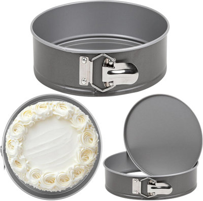 x 22cm Non-Stick Springform Inch Cake Pan Round Bake Ware