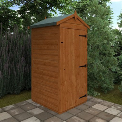 3 x 3 (0.9m x 0.98m) Wooden APEX Tool Tower Shed (12mm T&G Floor and ...