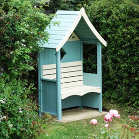 3 x 4 Pressure Treated Wooden Seat Arbour