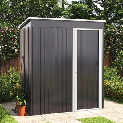 3 x 5ft Outdoor Metal Shed Storage Shed with Lockable Door