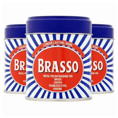 Brasso Metal Polish Wadding 75 g (Pack of 3)