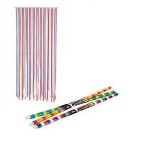3 x Coloured PVC Strip Blind Fly Door Curtain Indoor Flying Insect Screen 90cm x 2m