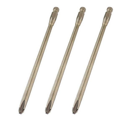 3 x Dewalt DT7205 PR2 153mm PH2 Bit for Autofeed Drywall Screwdriver DCF6201