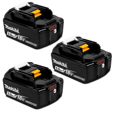 3 X Genuine Makita BL1850 18V 5.0Ah Li Ion LXT Battery 5AH Star