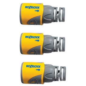 3 x Hozelock 2050 Garden Hose End Connector 1/2in 12.5mm Fitting