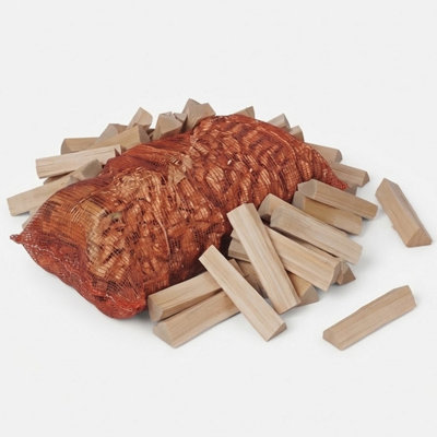 3 x Premium Kiln Dried Kindling Wood 4kg Nets Natural Fire Starter Sticks