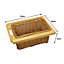 3 x Pull out Wicker Basket Drawer 400mm Kitchen Storage Solution 100% Handmade Rattan FREE Fixing Kit