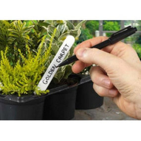 3 x Shop4allsorts Plant Label Waterproof Marker Pen, Black Ink, Label Marker
