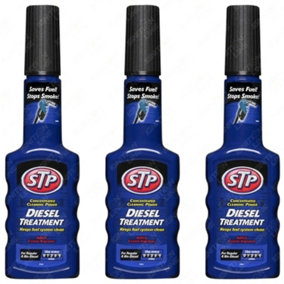 3 x STP Diesel Treatment Fuel System Cleaner Reduce Emissions Saves Fuel 200ml