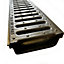 3 x Ultra Low Profile 50mm x 1000mm x 125mm Channel Drainage Channel in Black