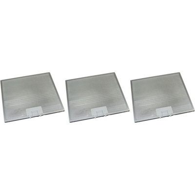 3 x Universal Cooker Hood Metal Grease Filter 305mm x 264mm by Ufixt
