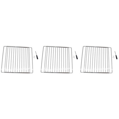 3 x Universal Extendable Oven Cooker Grill Shelf Grid Rack by Ufixt
