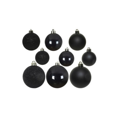 80mm shatterproof christmas tree baubles