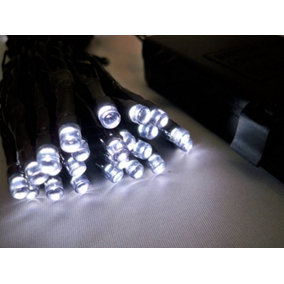 30 Bright White LED Outdoor Waterproof Battery 8 Multi-Function String Lights with Timer