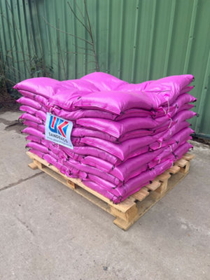 30 Filled pink polypropylene sandbags - 3